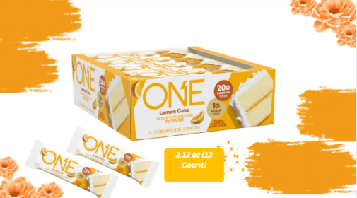 ONE Lemon Cake Flavored Protein Bars, 2.12 oz (12 Count)