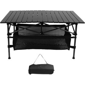 A Foldable Lightweight Camping Table, Not Available On Weekends, Banned From Sale On Amazon (Color: Black)